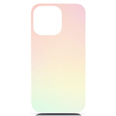 Rainbow Pastel, Purple, Gradient, Light, Led, Pink, Simple Iphone 14 Pro Max Black Uv Print Case by kyorashop23