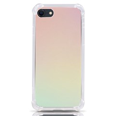 Rainbow Pastel, Purple, Gradient, Light, Led, Pink, Simple Iphone Se by kyorashop23