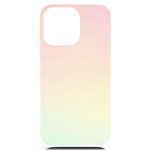 Rainbow Pastel, Purple, Gradient, Light, Led, Pink, Simple iPhone 14 Pro Max Black UV Print Case Front