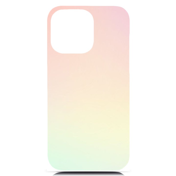 Rainbow Pastel, Purple, Gradient, Light, Led, Pink, Simple iPhone 14 Pro Max Black UV Print Case