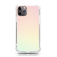 Rainbow Pastel, Purple, Gradient, Light, Led, Pink, Simple Iphone 11 Pro 5 8 Inch Tpu Uv Print Case by kyorashop23