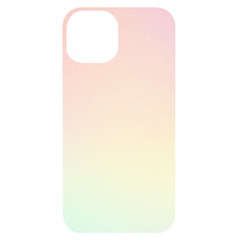 Rainbow Pastel, Purple, Gradient, Light, Led, Pink, Simple Iphone 14 Black Uv Print Case by kyorashop23