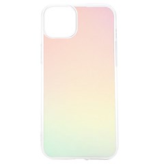 Rainbow Pastel, Purple, Gradient, Light, Led, Pink, Simple Iphone 15 Tpu Uv Print Case by kyorashop23