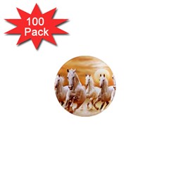 Seven Horses, Sun 1  Mini Magnets (100 Pack)  by kyorashop23