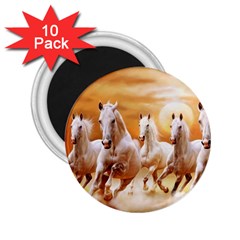 Seven Horses, Sun 2 25  Magnets (10 Pack)  by kyorashop23