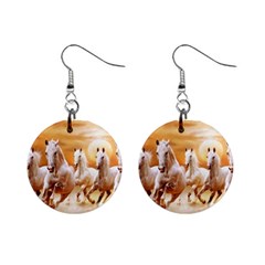 Seven Horses, Sun Mini Button Earrings by kyorashop23