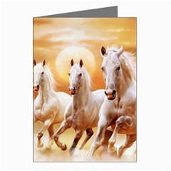 Seven Horses, Sun Greeting Cards (pkg Of 8)