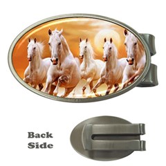 Seven Horses, Sun Money Clips (oval)  by kyorashop23