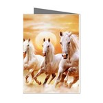 Seven Horses, Sun Mini Greeting Cards (Pkg of 8) Left