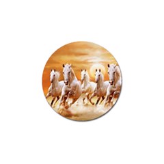 Seven Horses, Sun Golf Ball Marker by kyorashop23