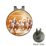 Seven Horses, Sun Hat Clips with Golf Markers Front