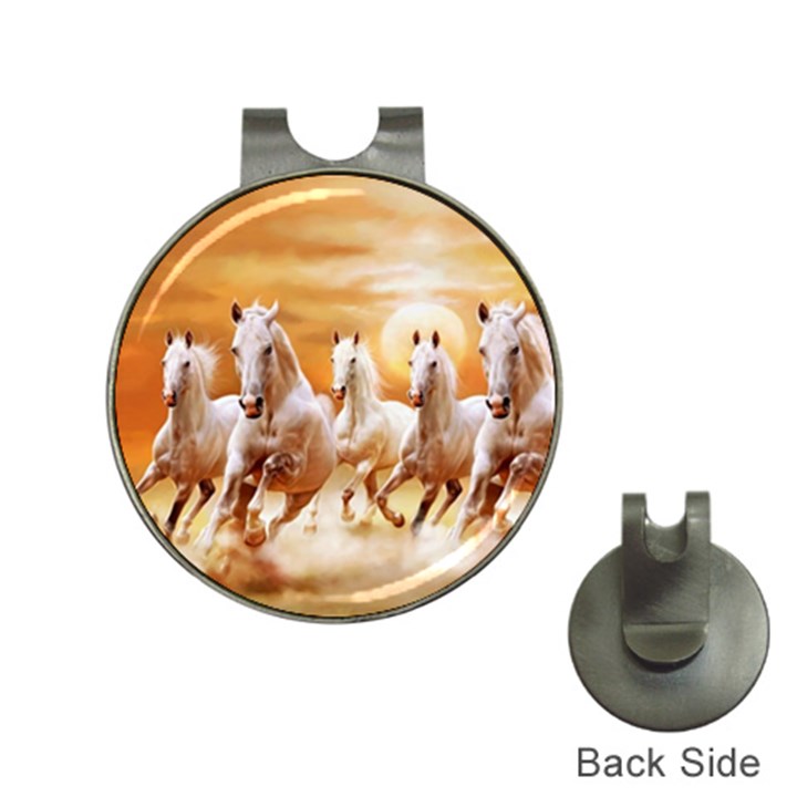 Seven Horses, Sun Hat Clips with Golf Markers