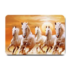 Seven Horses, Sun Small Doormat by kyorashop23