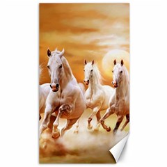 Seven Horses, Sun Canvas 40  X 72  by kyorashop23