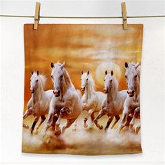 Seven Horses, Sun Face Towel by kyorashop23