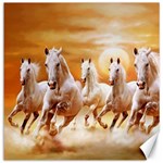 Seven Horses, Sun Canvas 12  x 12  11.4 x11.56  Canvas - 1