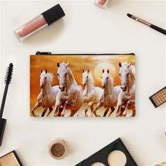 Seven Horses, Sun Cosmetic Bag (small) by kyorashop23