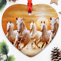 Seven Horses, Sun Heart Ornament (two Sides)