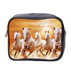 Seven Horses, Sun Mini Toiletries Bag (two Sides) by kyorashop23