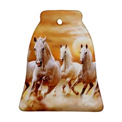 Seven Horses, Sun Bell Ornament (two Sides) by kyorashop23