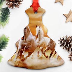 Seven Horses, Sun Christmas Tree Ornament (two Sides)