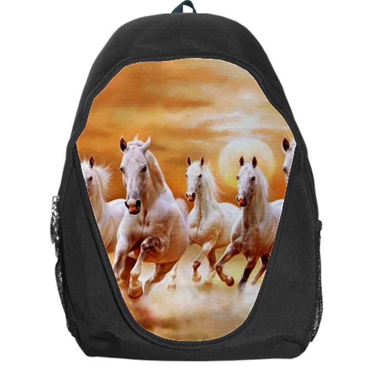 Seven Horses, Sun Backpack Bag