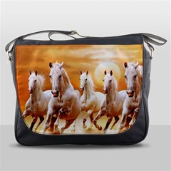 Seven Horses, Sun Messenger Bag by kyorashop23