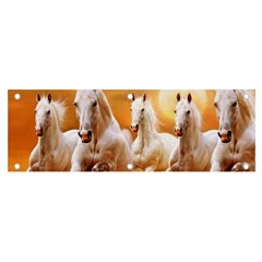 Seven Horses, Sun Banner And Sign 6  X 2  by kyorashop23