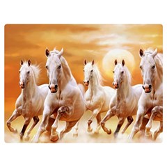 Seven Horses, Sun Premium Plush Fleece Blanket (extra Small) by kyorashop23