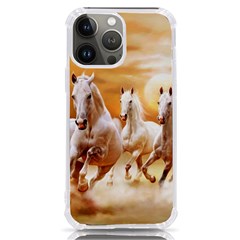 Seven Horses, Sun Iphone 13 Pro Max Tpu Uv Print Case by kyorashop23