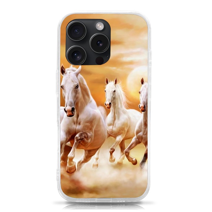 Seven Horses, Sun iPhone 15 Pro TPU UV Print Case