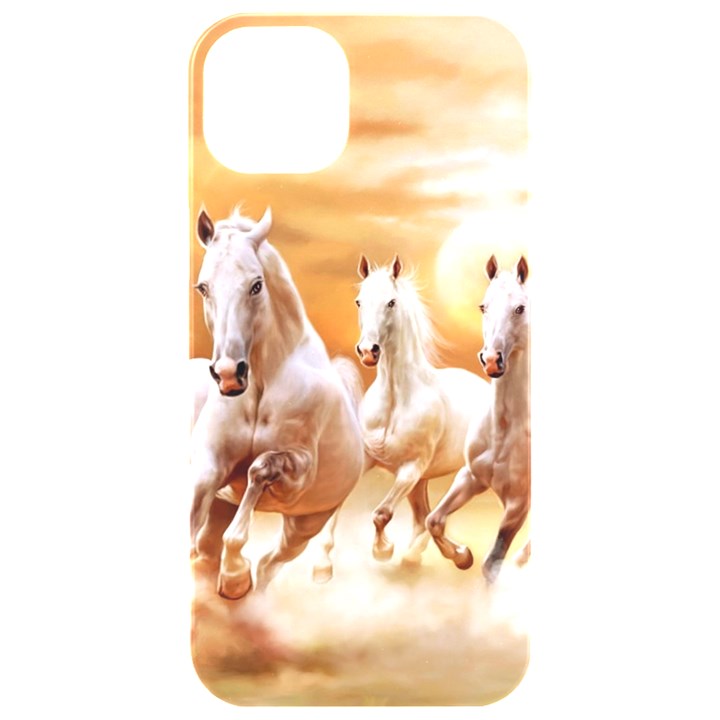 Seven Horses, Sun iPhone 15 Pro Black UV Print PC Hardshell Case