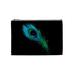 Shree Krishna, Feather, Lord, Rainbows Cosmetic Bag (medium) by kyorashop23