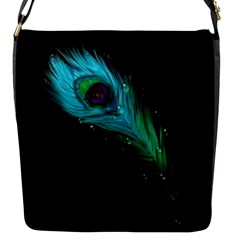 Shree Krishna, Feather, Lord, Rainbows Flap Closure Messenger Bag (S)