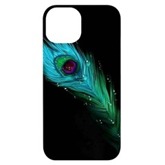 Shree Krishna, Feather, Lord, Rainbows Iphone 14 Black Uv Print Case