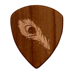 Shree Krishna, Feather, Lord, Rainbows Wood Guitar Pick (set Of 10)