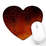 Water Drops, Lui, Amazing Heart Mousepad Front