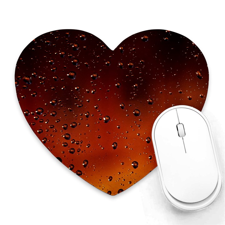 Water Drops, Lui, Amazing Heart Mousepad