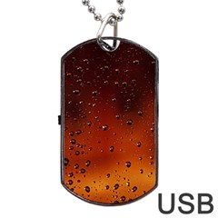 Water Drops, Lui, Amazing Dog Tag Usb Flash (one Side) by kyorashop23