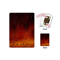 Water Drops, Lui, Amazing Playing Cards Single Design (mini) by kyorashop23