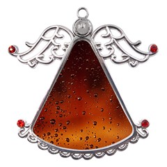 Water Drops, Lui, Amazing Metal Angel With Crystal Ornament