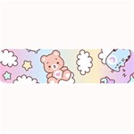 Usheen Carebears, Bears, Cat, Colorful, Cute, Pastel, Pattern Large Bar Mat 32 x8.5  Bar Mat