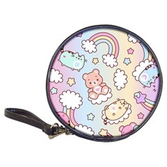 Usheen Carebears, Bears, Cat, Colorful, Cute, Pastel, Pattern Classic 20-cd Wallets by kyorashop23