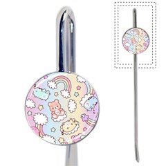 Usheen Carebears, Bears, Cat, Colorful, Cute, Pastel, Pattern Book Mark