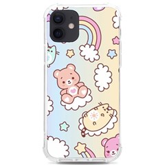 Usheen Carebears, Bears, Cat, Colorful, Cute, Pastel, Pattern Iphone 12/12 Pro Tpu Uv Print Case by kyorashop23