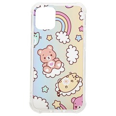 Usheen Carebears, Bears, Cat, Colorful, Cute, Pastel, Pattern Iphone 12 Mini Tpu Uv Print Case	 by kyorashop23