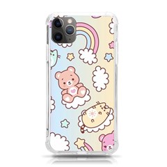 Usheen Carebears, Bears, Cat, Colorful, Cute, Pastel, Pattern Iphone 11 Pro Max 6 5 Inch Tpu Uv Print Case by kyorashop23