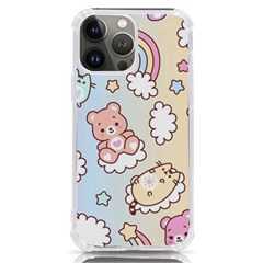 Usheen Carebears, Bears, Cat, Colorful, Cute, Pastel, Pattern Iphone 13 Pro Max Tpu Uv Print Case by kyorashop23