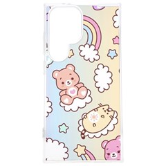 Usheen Carebears, Bears, Cat, Colorful, Cute, Pastel, Pattern Samsung Galaxy S24 Plus 6 7 Inch Tpu Uv Case by kyorashop23