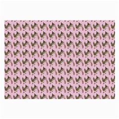 Fern Pattern 2 Pink Large Glasses Cloth by snowwhitegirl